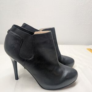 Guess Black Stiletto Heeled Boots with Chelsea Style